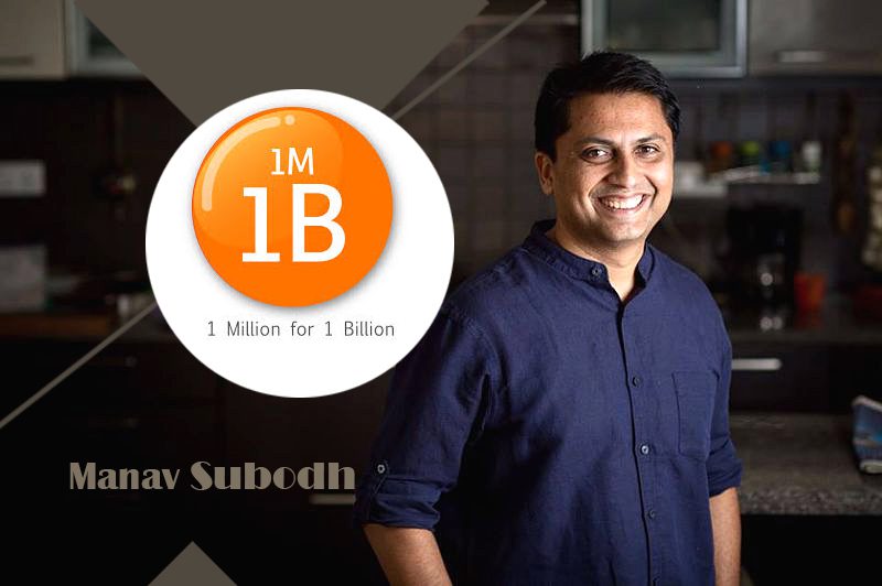Manav Subodh is Co-founder of 1M1B