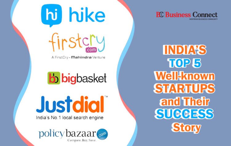 India’s top 5 startups and their success story-Business connect