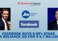 Facebook buys 9.99% stake in Reliance Jio For $ 5.7 billion