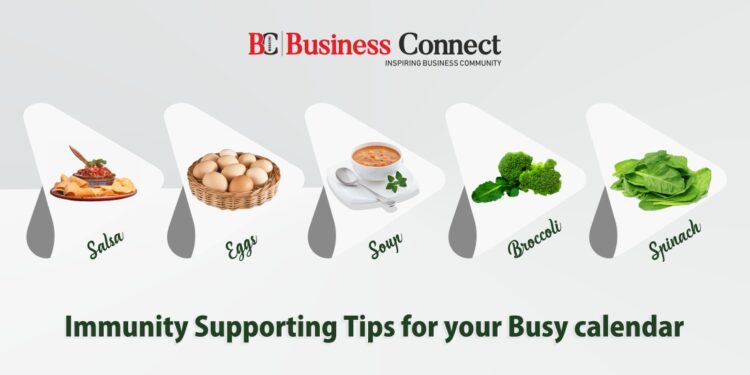 Immunity Supporting Tips for your Busy calendar- Business Connect