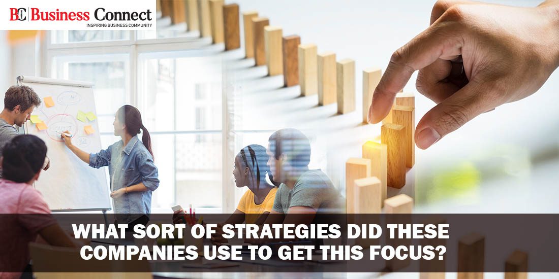 What sort of Business strategies did these companies use to get this focus - Business Connect