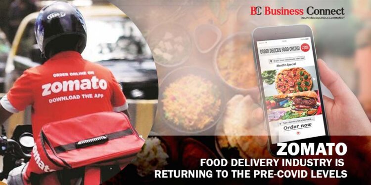 Zomato Food Delivery Industry is Returning to the Pre-COVID Levels - Business Connect