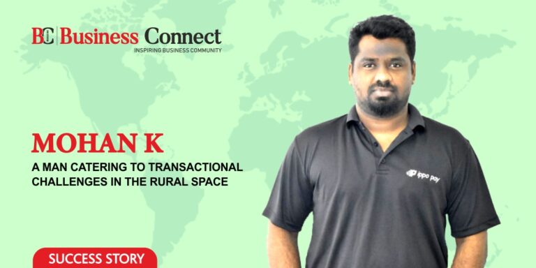 Mohan K R Mohan K - A Man Catering To Transactional Challenges In The Rural Space