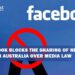 Facebook Blocks the Sharing of News in Australia over Media Law