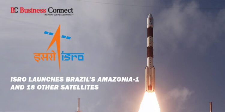 ISRO Launches Brazil’s Amazonia-1 and 18 other Satellites