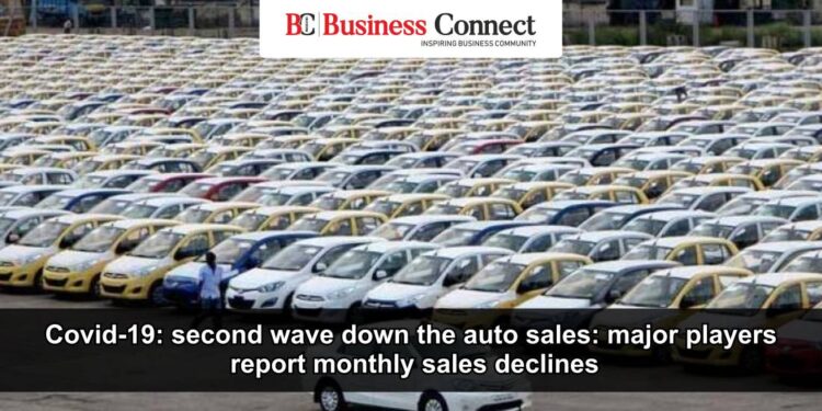 Covid-19 second wave down the auto sales major players report monthly sales declines
