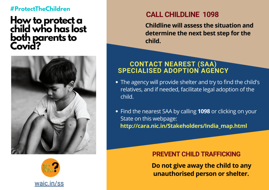 How the public can protect children orphaned by Covid