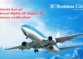 India bans all international flights till August 31. Details here