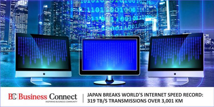 Japan breaks world’s internet speed record 319 Tbs transmissions over 3,001 km