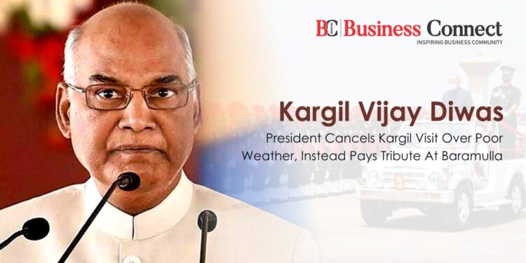 Kargil Vijay Diwas: President Cancels Kargil Visit Over Poor Weather, Instead Pays Tribute At Baramulla