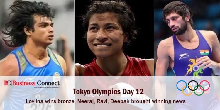 Tokyo Olympics Day 12: Lovlina wins bronze, Neeraj, Ravi, Deepak brought winning news