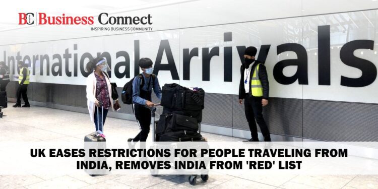 UK eases restrictions for people traveling from India, removes India from 'red' list