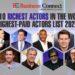 Top 10 richest actors in the world, highest-paid actors list 2023