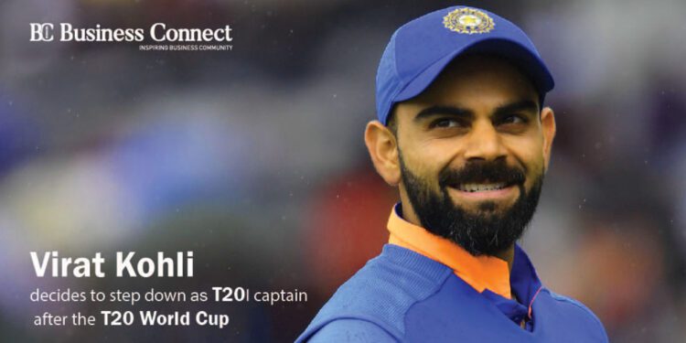 Virat Kohli decides to step down as T20I captain after the T20 World Cup