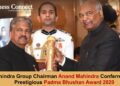 Mahindra Group Chairman Anand Mahindra Conferred with Prestigious Padma Bhushan Award 2020
