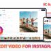 How to Edit Video for Instagram reel?