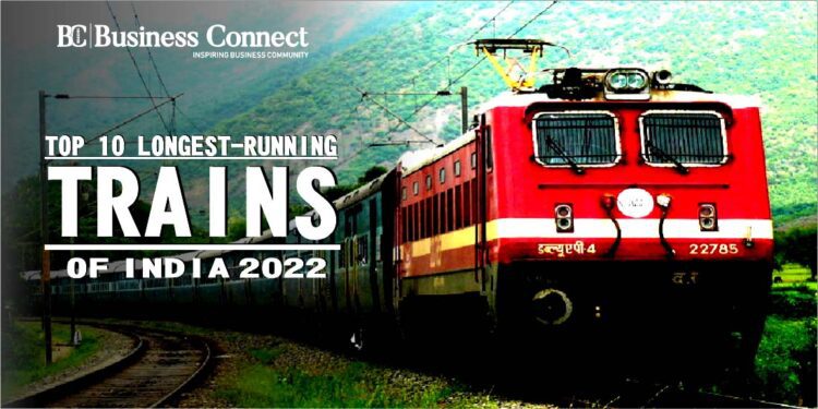 Top 10 longest-running trains of India in 2022