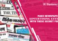 Make Newspaper Advertising Effective with these Secret Formulas