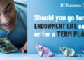 Should you go for an endowment plan or a term plan?