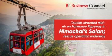 Tourists stranded mid-air on Parwanoo Ropeway in Himachal’s Solan; rescue operation underway
