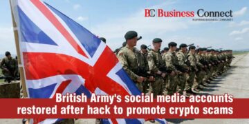 British Army's social media accounts restored after hack to promote crypto scams
