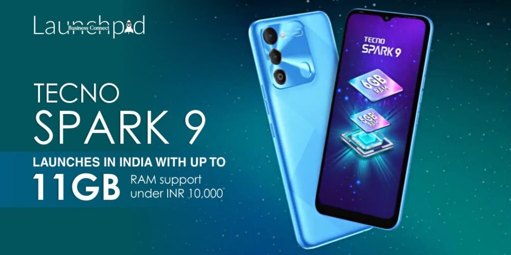 Tecno Spark 9 launches in India with up to 11GB RAM support under INR 10,000