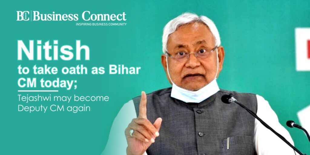 Nitish to take oath as Bihar CM today; Tejashwi may become Deputy CM again
