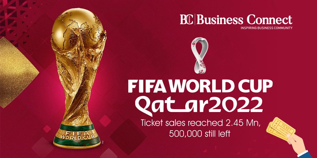 FIFA World Cup Qatar 2022: Ticket sales reached 2.45 Mn, 500,000 still left