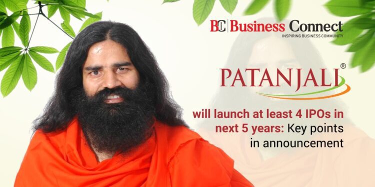 Patanjali will launch at least 4 IPOs in next 5 years: Key points in announcement