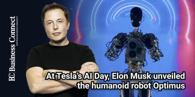At Tesla's AI Day, Elon Musk unveiled the humanoid robot Optimus