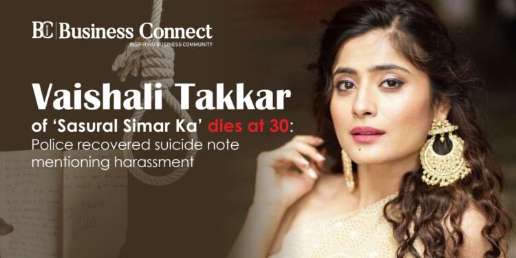 Vaishali Takkar suicide Business Connect Magazine