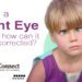What is a squint eye and how can it be corrected?