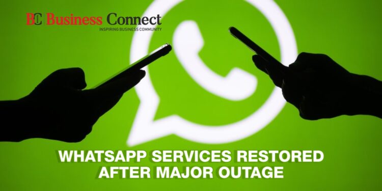 WhatsApp services restored after major outage