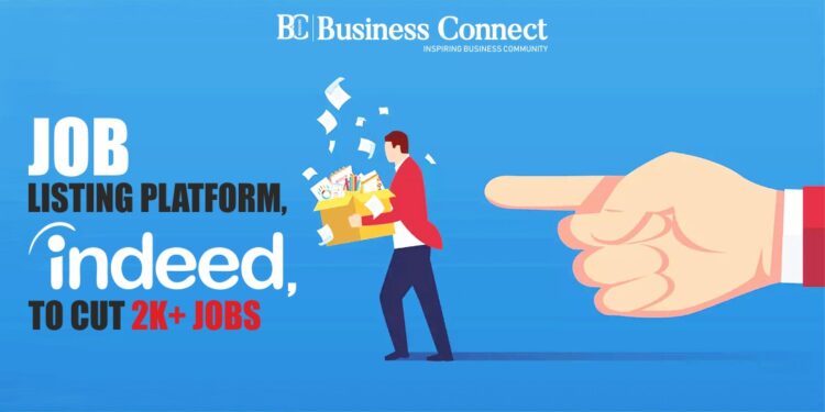 Job listing platform, Indeed, to cut 2K+ jobs