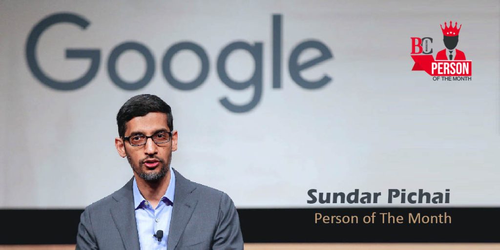 Sundar Pichai Person of The Month