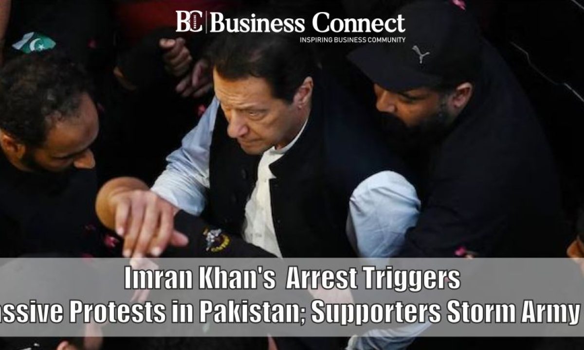 Imran Khan's Arrest Triggers Massive Protests In Pakistan; Supporters Storm  Army HQ
