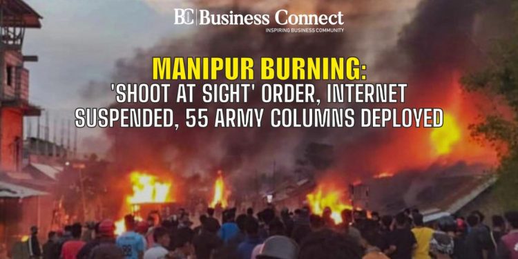 Manipur Burning: 'Shoot at Sight' Order, Internet Suspended, 55 Army Columns Deployed