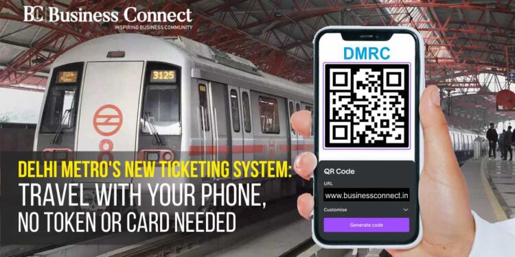 Delhi Metro's New Ticketing System: Travel with Your Phone, No Token or Card Needed