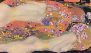 Water Serpents II by Gustav Klimt
