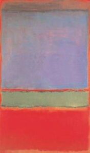 No. 6 (Violet, Green and Red) by Mark Rothko