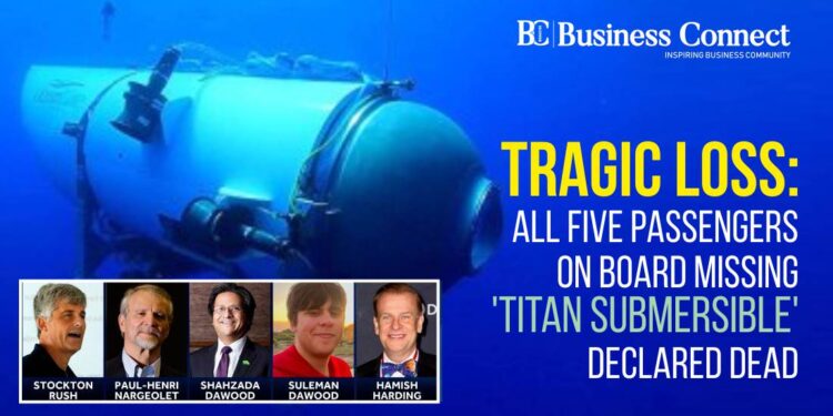 Tragic Loss: All Five Passengers On Board Missing 'Titan Submersible' Declared Dead