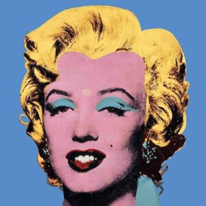 Shot Sage Blue Marilyn by Andy Warhol