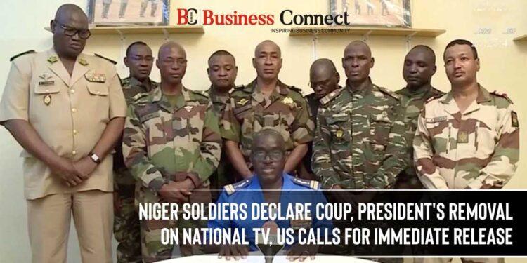 Niger Soldiers Declare Coup, President's Removal on National TV, US Calls for Immediate Release