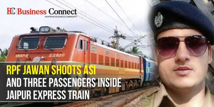 RPF Jawan Shoots ASI and Three Passengers Inside Jaipur Express Train