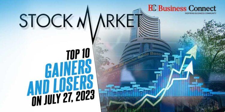 Stock Market Update: Top 10 Gainers and Losers on July 27, 2023