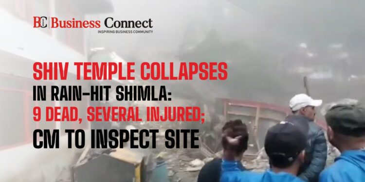 Shiv Temple Collapses in Rain-Hit Shimla: 9 Dead, Several Injured; CM to Inspect Site