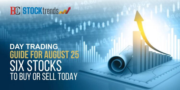 Day Trading Guide for August 25: Six Stocks to Buy or Sell Today