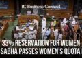 33% Reservation for Women: Lok Sabha Passes Women's Quota Bill