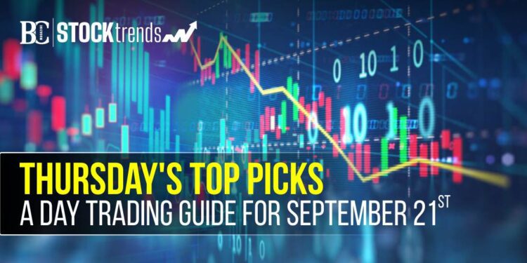 Thursday's Top Picks: A Day Trading Guide for September 21st
