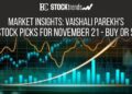 Market Insights: Vaishali Parekh's Top Stock Picks for November 21 - Buy or Sell?